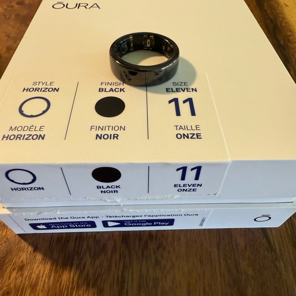 SOLD Oura Black Horizon Ring